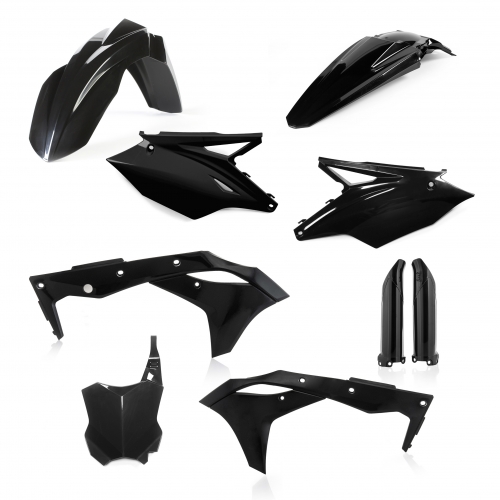 KIT PLÁSTICOS COMPLETO ACERBIS KAWASAKI KX-F 250 2018 - 2019 - PRETO